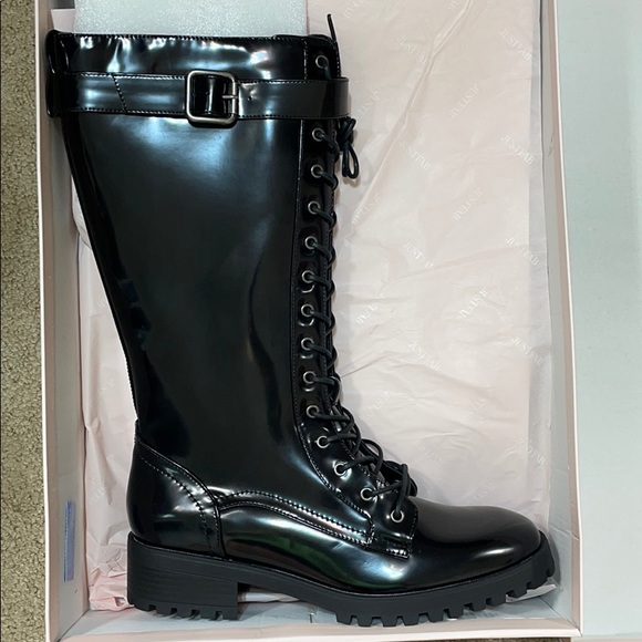 Dandrige Lace Up Combat Boot - Picture 6 of 8